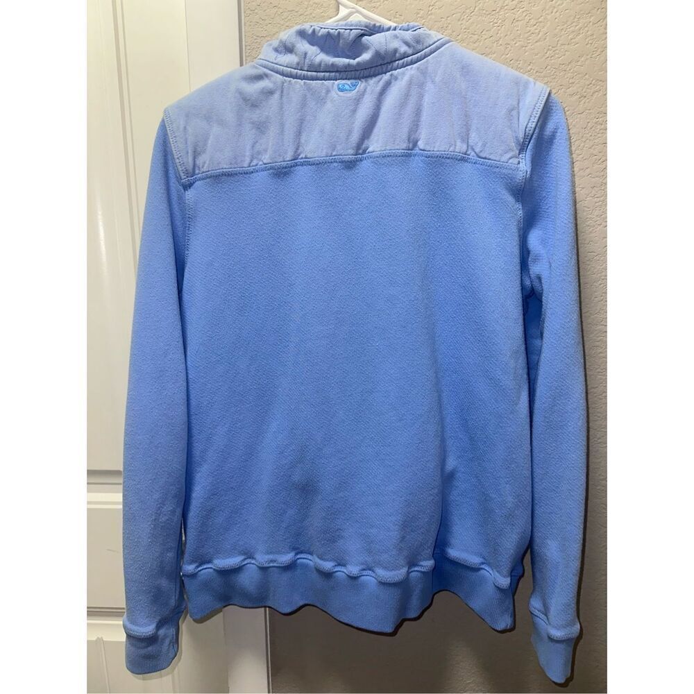 Vineyard Vines Blue 1/4 Zip Dockside Pullover - Picture 5 of 6